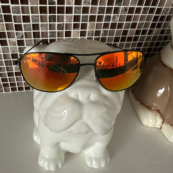 MAUI JIM CLIFF HOUSE MJ-247-02 BLACK HAWAII LAVA POLARIZED 59-15-120 CONTAINS RX main image 14